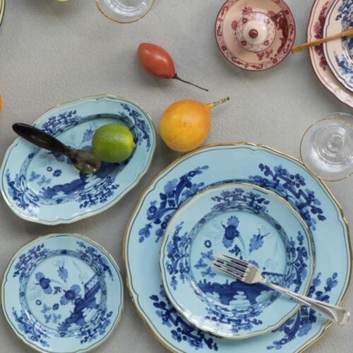 Oriente Italiano Iris - Dinner Plates - Rental