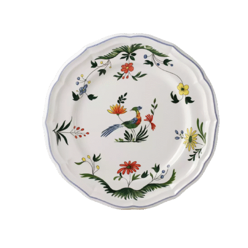 Oiseaux de Paradis - Dessert Plates - Rental