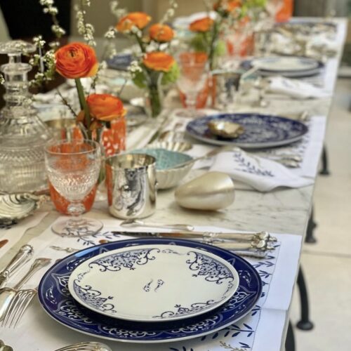 Blue Sea - Dinner Plates - Rental