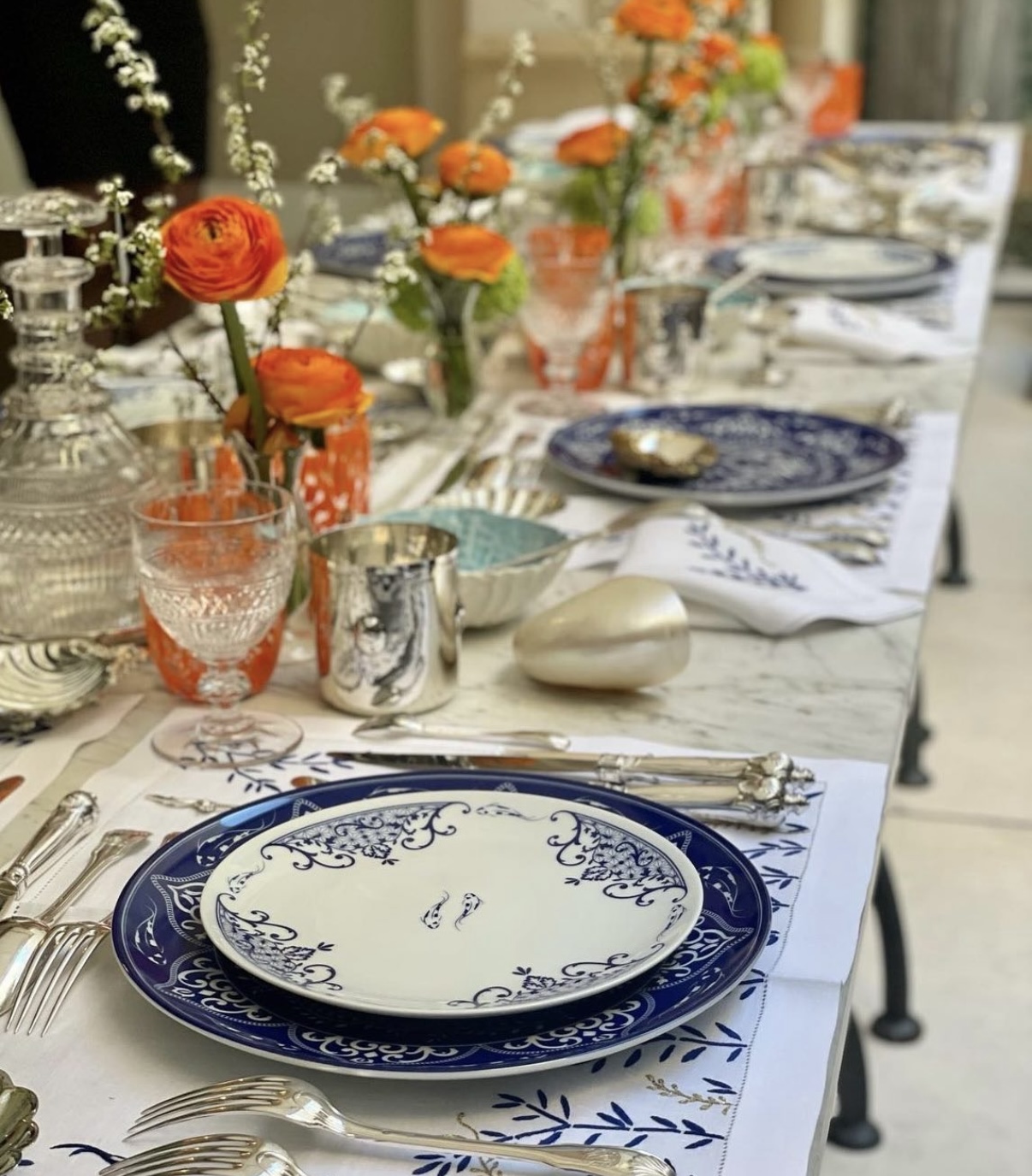 Blue Sea Blue Sea - Dessert Plates - Rental