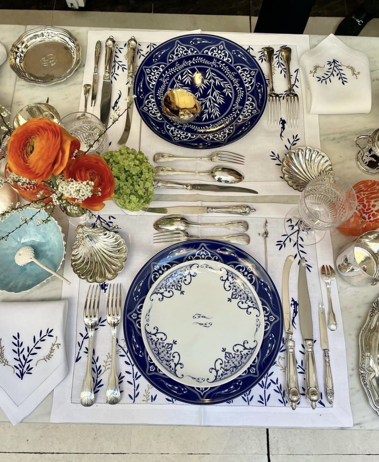 Blue Sea Blue Sea - Dessert Plates - Rental