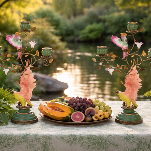 Tropical Garden Candlestick - Candle Holders - Rental