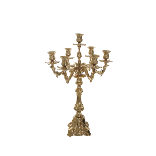 Baroque Gold Candlestick - Candle Holders - Rental