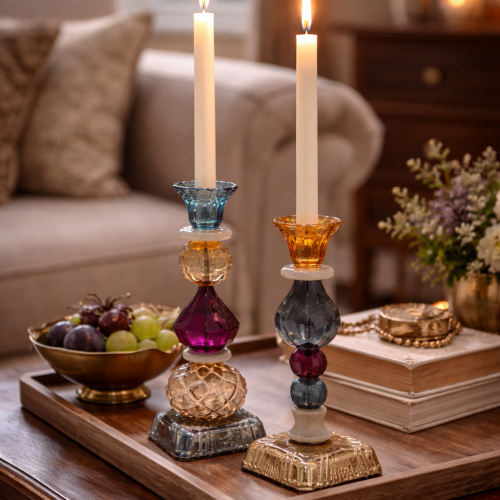 The Opaline Candlestick - Candle Holders - Rental