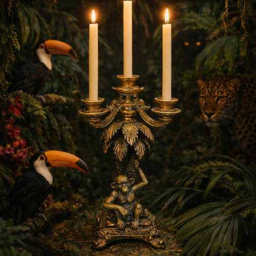 Monkey Candlelabra - Candle Holders - Rental