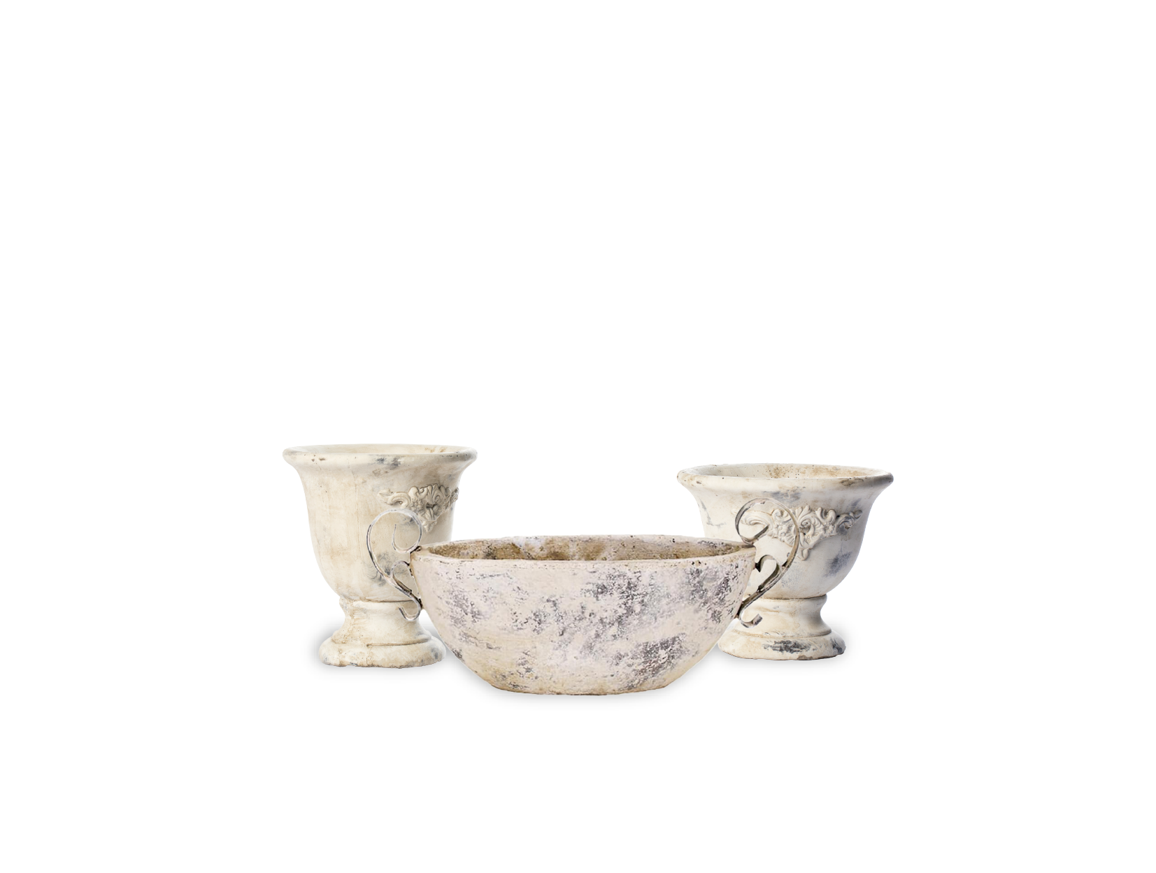 Stone Bowl Stone Bowl - Decorative Vases - Rental