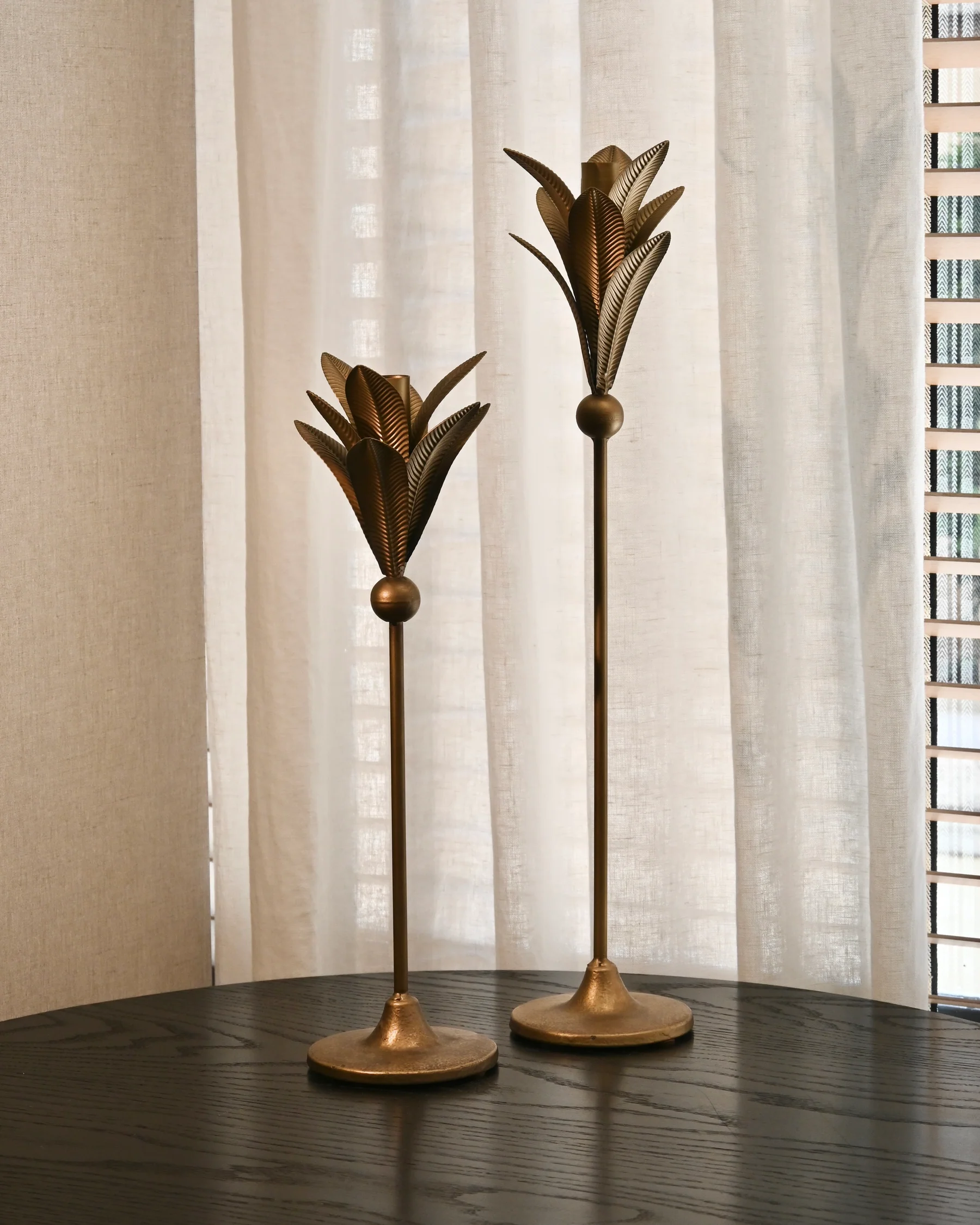 Palm Tree Candlestick Palm Tree Candlestick - Candle Holders - Rental