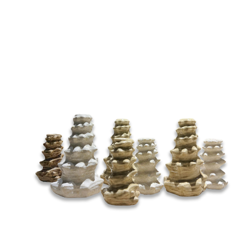 Terra Sculpt Candle Holder - Candle Holders - Rental