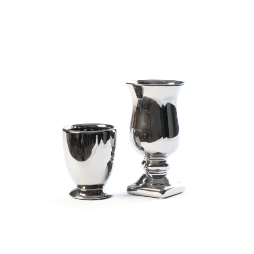 Silver Pots Silver Pots - Decorative Vases - Rental