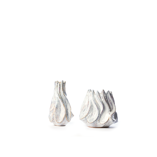 White Vulcano - Decorative Vases - Rental