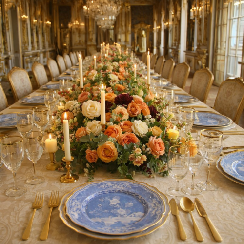 Oriente Italiano Pervinca - Dessert Plates - Rental