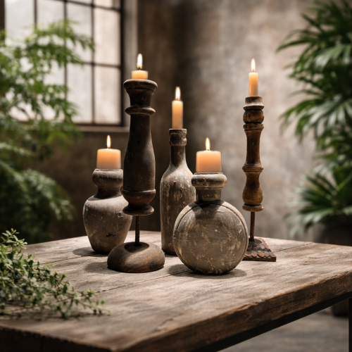 Totem Candle Holders - Candle Holders - Rental