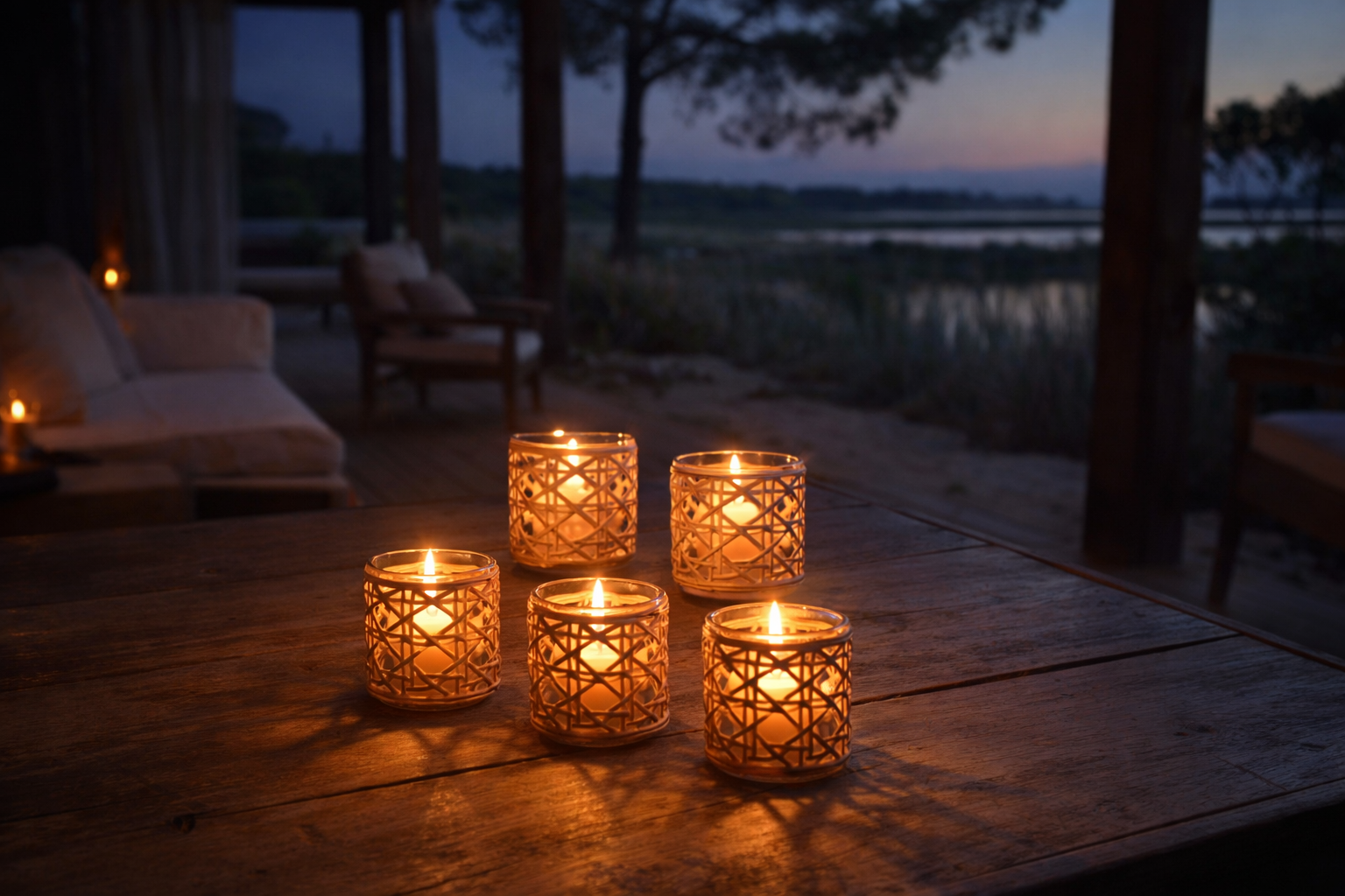 Natura Tealight Natura Tealight - Candle Holders - Rental