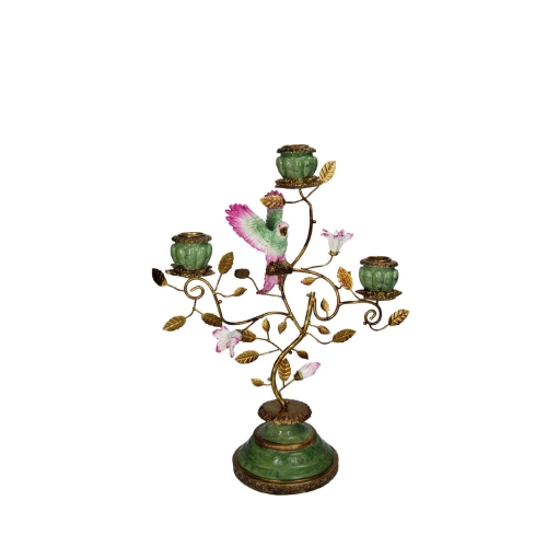 Parrot Garden Candlestick - Candle Holders - Rental