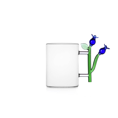 Botânica Mug Blue Flower - Glassware - Shop