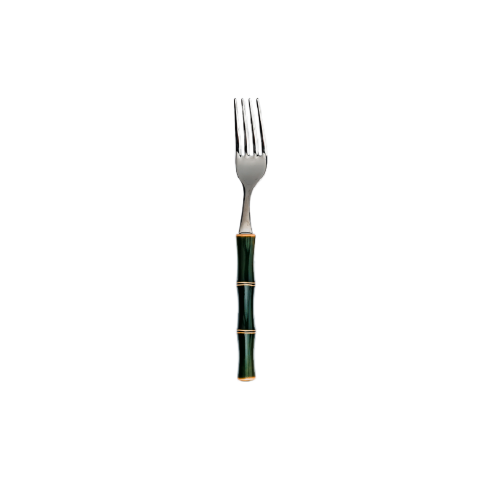 Dessert Fork Bambou Vert - Cutlery - Shop
