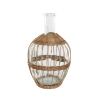 Rattan Glass Bottle - Decorative Vases - Shop